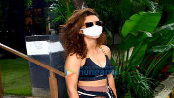 Photos: Patralekha spotted at the gym in Bandra