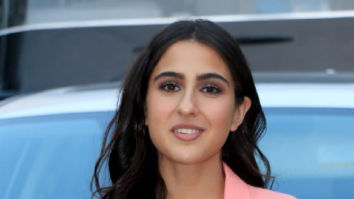 Photos: Sara Ali Khan snapped while promoting Coolie No. 1 at Mehboob Studios