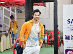 Photos: Varun Dhawan snapped while promoting Coolie No.1
