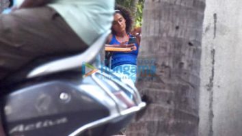 On the sets of the movie Rashmi Rocket