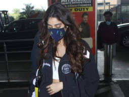 SPOTTED – Janhvi Kapoor, Khushi Kapoor, Boney Kapoor, Shanaya Kapoor at Airport