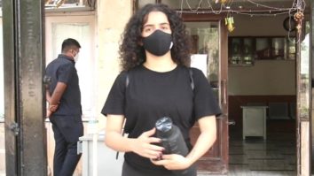 Sanya Malhotra spotted at Santacruz