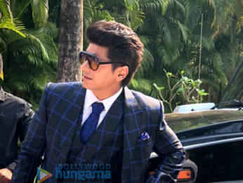 Shaan and Sonali Raut snapped during 'Sniper' song shoot