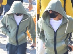 Shah Rukh Khan hides his look with a hoodie, sports a mask as he heads to Alibaug after Pathaan shoot
