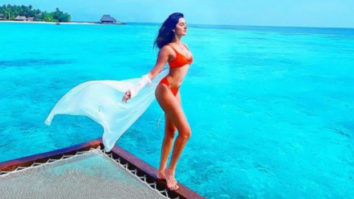 Tara Sutaria poses in a red hot bikini as she celebrates her birthday in Maldives