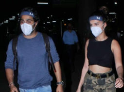 Tara Sutaria and Adar Jain spotted at the airport
