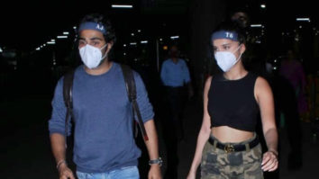 Tara Sutaria and Adar Jain spotted at the airport