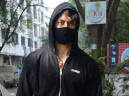 Tiger Shroff spotted at Avitesh Dubbing studio in Juhu