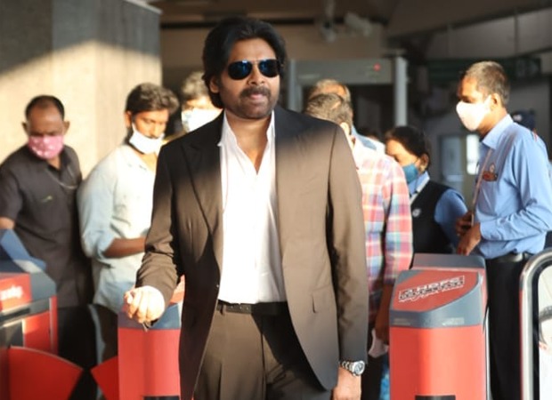 Pawan Kalyan interacts with passengers as he takes a metro to reach Vakeel Saab sets; see pics 