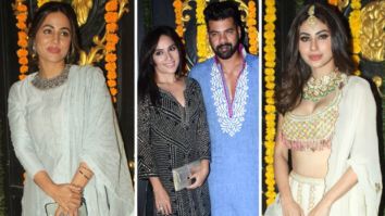PICS: Hina Khan, Shabir Ahluwalia, Mouni Roy and others look stunning as they attend Ekta Kapoor’s Diwali party