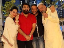 Mohanlal celebrates Diwali with Sanjay Dutt and family in Dubai; pics go viral