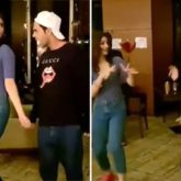 Rajkummar Rao and Kriti Sanon do an impromptu dance on 'Sweety Tera Drama' and 'O O Jaane Jaana'