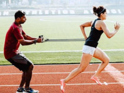 Taapsee Pannu shares glimpses from her intense training session on tracks for Rashmi Rocket