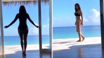 Watch: Sophie Choudry walks straight into ‘paradise’ in style