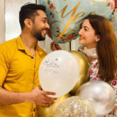 Zaid Darbar pops the big question and Gauahar Khan says yes, the newly engaged couple poses adorably