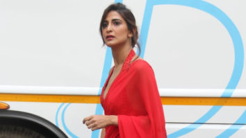 Aahana Kumra and Aayush Mehra spotted at location shoot