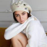 Alia Bhatt is all about comfy dressing in a white jumper, shorts and a beret this winter 