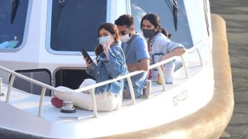 Ananya Panday and Siddhant Chaturvedi spotted at Gateway of India