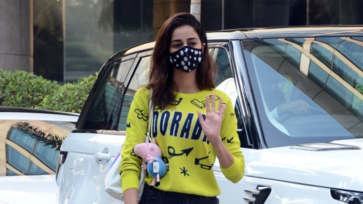 Ananya Panday spotted at Hyatt Residency Andheri