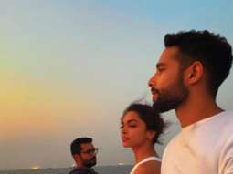 Deepika Padukone, Siddhant Chaturvedi and Shakun Batra enjoy the sunset during their boat ride