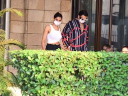 Deepika Padukone and Ranveer Singh spotted at Taj Hotel Colaba