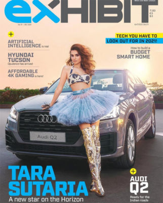 Tara Sutaria on the cover of Exhibit, Dec 2020