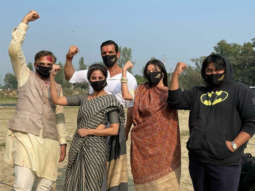 John Abraham, Divya Khosla Kumar, Milap Zaveri, Gautami Kapoor strike a pose as they shoot climax of Satyameva Jayate 2
