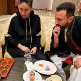 Kareena Kapoor Khan and Saif Ali Khan observe the newest connoisseur of desserts, Taimur Ali Khan