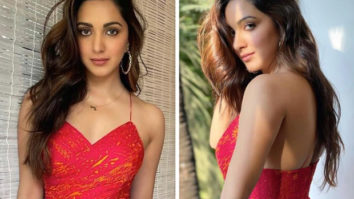 Kiara Advani is all about elegance in Saaksha and Kinni abstract dress for Indoo Ki Jawani promotions