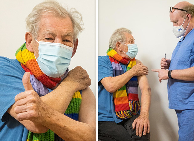 Lord of the Rings star Sir Ian McKellen feels euphoric after receiving first dose of the COVID-19 vaccine in the UK