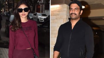 Mouni Roy & Sharad Kelkar spotted at dubbing studio in Khar