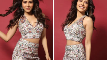Nushrratt Bharuccha brings fun and fusion with printed co-ords from Sonaakshi Raaj’s festive collection 