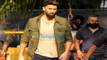 On the sets of the movie Om The Battle Within
