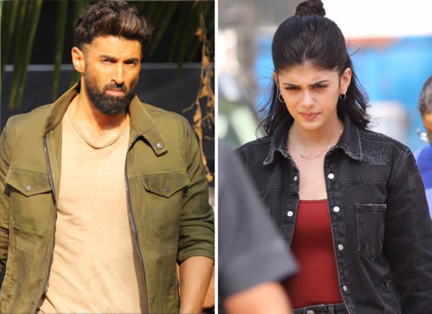 PICTURES Aditya Roy Kapoor and Sanjana Sanghi spotted shooting for OM – The Battle Within