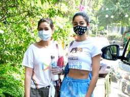 Photos: Ananya Panday and Bhavna Pandey snapped at a salon in Bandra