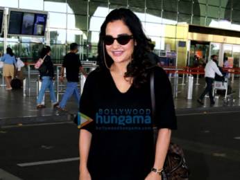 Photos: Arjun Kapoor, Mithun Chakraborty and Liza Malik snapped at the airport