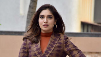Photos: Bhumi Pednekar snapped promoting her film Durgamati: The Myth