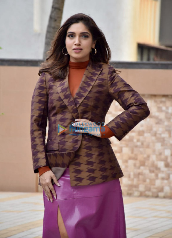 photos bhumi pednekar snapped promoting her film durgamati the myth 1