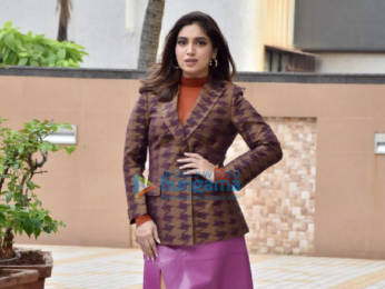 Photos: Bhumi Pednekar snapped promoting her film Durgamati: The Myth