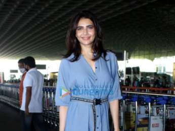 Photos: Gauahar Khan, Karishma Tanna and Dhvani Bhanushali snapped at the airport
