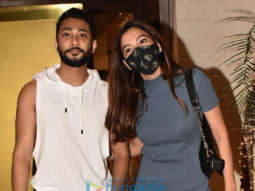 Photos: Gauahar Khan, Zaid Darbar and Manish Malhotra spotted at latter’s store in Khar