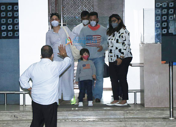 Photos: Kareena Kapoor Khan, Saif Ali Khan and Taimur Ali Khan snapped at private airport Photos: Kareena Kapoor Khan, Saif Ali Khan and Taimur Ali Khan snapped at private airport