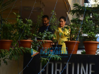 Photos: Kareena Kapoor Khan, Taimur Ali Khan, Saif Ali Khan snapped at their residence