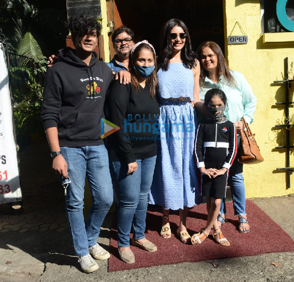 Photos: Karishma Tanna and family snapped at Chin Chin Chu restaurant in Juhu