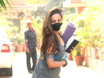 Photos: Malaika Arora spotted at Diva Yoga Studio in Bandra