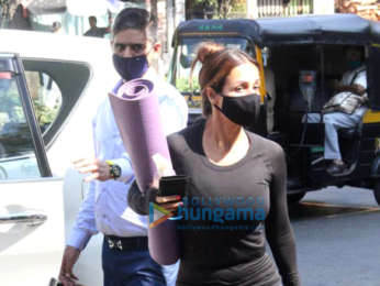 Photos: Malaika Arora spotted at Diva Yoga Studio in Bandra