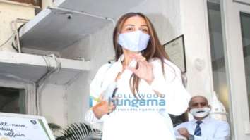 Photos: Malaika Arora spotted at Olive in Bandra