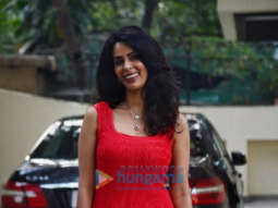 Photos: Mallika Sherawat snapped at Earth Cafe in Bandra