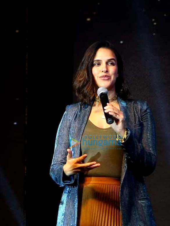photos neha dhupia snapped attending the press meet for the film tara in hyderabad 4
