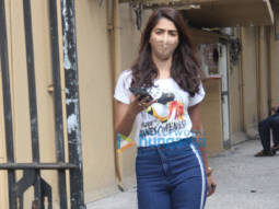 Photos: Pooja Hegde spotted outside a clinic in Khar